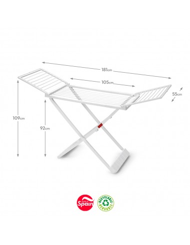 Estendal Resina 55x181x109cm Branco