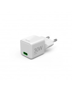 Carregador USB-C PD/QC 30W Super Mini-Charger Branco