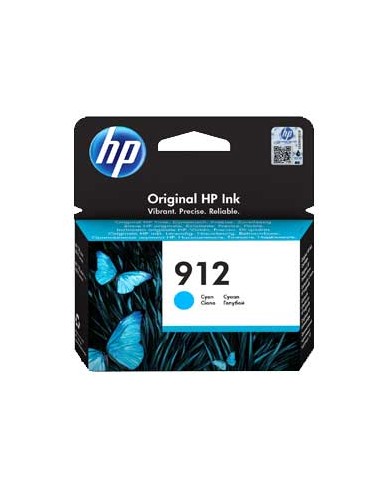 Tinteiro HP 912 Azul 3YL77A 3ml 315 Pág.