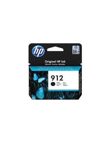 Tinteiro HP 912 Preto 3YL80A 8,3ml 300 Pág.