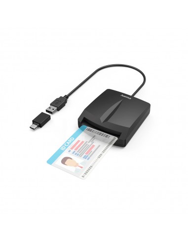 Leitor Cartão Cidadão Chip DNI 4.0 USB-A + USB-C