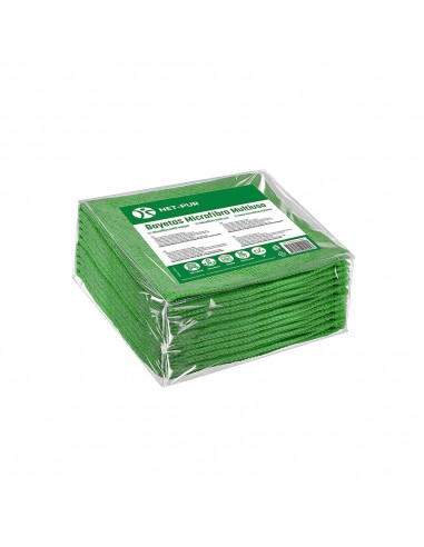 Pano Microfibra Terry 30x40cm 280g Verde Pack 10un