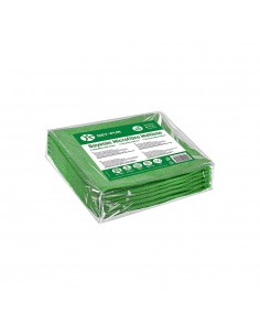 Pano Microfibra Terry 35x38cm 240g Verde Pack 5un