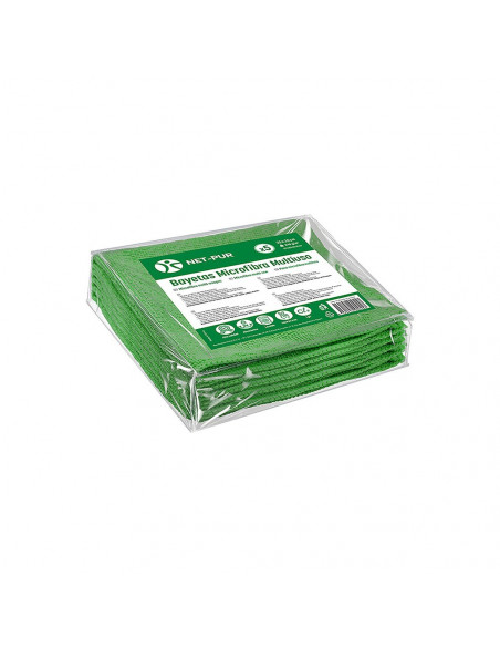 Pano Microfibra Terry 35x38cm 240g Verde Pack 5un