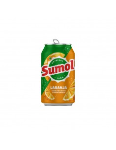 Refrigerante Com Gás Sumol Laranja Lata 330ml 1un