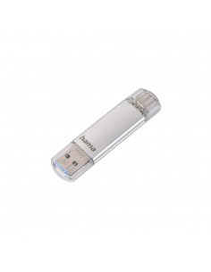 Pen Drive USB-C+ USB-A 3.1/3.0 64GB Hama C-Laeta Prata