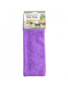 Pano Microfibras 30x40cm Roxo 1un