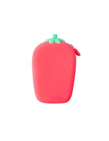 Porta Moedas Silicone Morango 1un