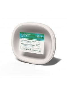 Embalagem Alimentar 1000ml Celulose s/Tampa Branco 15un