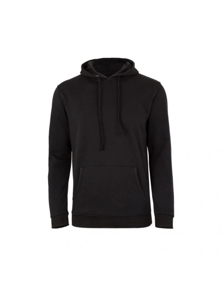 Sweatshirt Algodão 270g Preto com Capuz Tamanho L