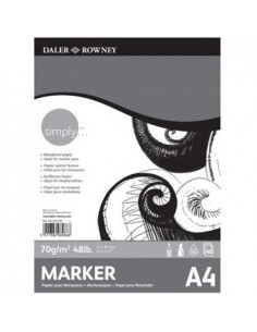 Papel para Marcador Simply A4 70gr 40Fls