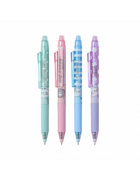Esferográfica Gel POP Kitty Apagável Azul 0,5mm Sortido 1un