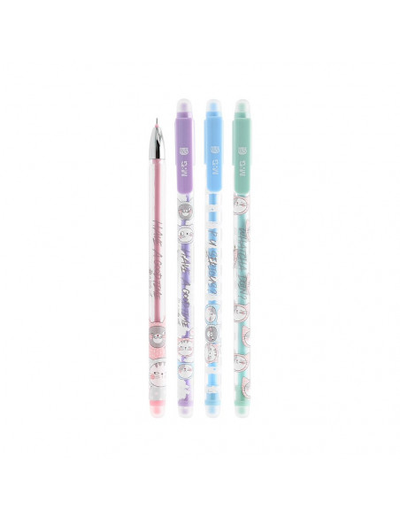 Esferográfica Gel Little Kitty Apagável Azul 0,5mm Sortido