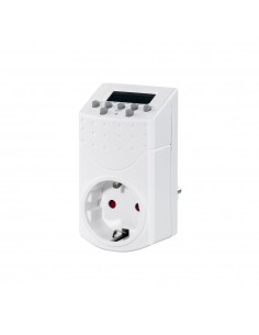 Tomada Temporizador Digital Semanal 250V Branco