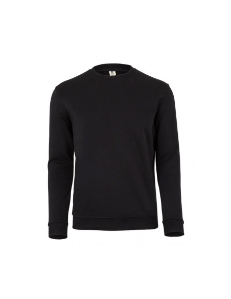 Sweatshirt Decote Redondo Preto Tamanho S