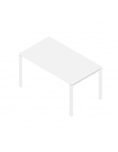 Secretária Metal Plano N 1600x600x750 Branco