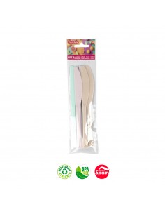 Facas Plástico 26cm Sortido 6un
