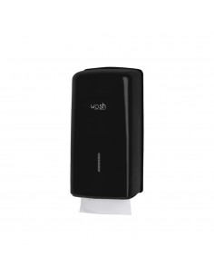 Dispensador Papel Higiénico Folha a Folha Wosh Preto