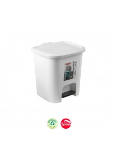 Contentor 07,5L WC c/ Pedal Cube Branco