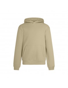 Sweatshirt Kids Algodão 270g Com Capuz Beje Tamanho 1/2