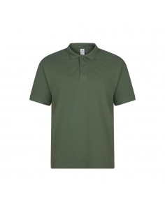 Polo Adulto Manga Curta Algodão 210g Verde Tamanho M