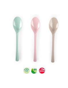 Colheres Plástico 26cm Sortido 6un