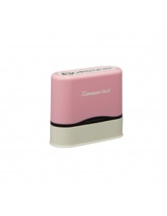 Carimbo Objetos Personalizável Name Stamp Pack Rosa