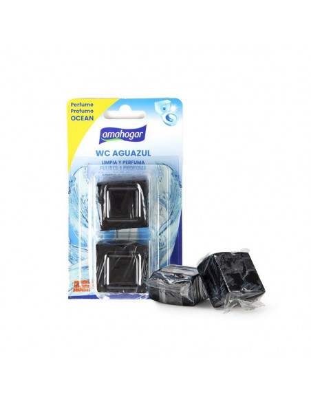 Recarga Bloco Sanitário WC Agua Azul 2un
