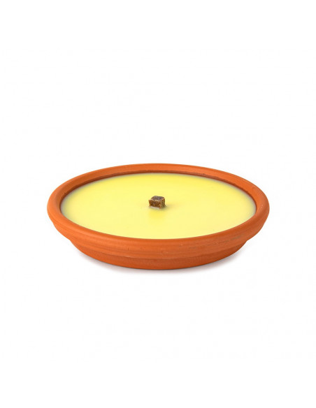 Vela Anti-Mosquitos Citronela Terracota 200gr