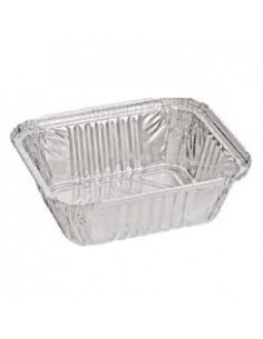 Embalagem Alimentar Alumínio Quadrada 500ml 100un