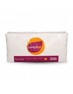 Guardanapos 30x30 1Fl Branco Pampilar 200un