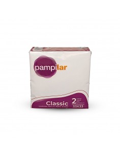Guardanapos 33x33 2Fls Branco Pampilar 90un