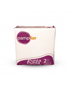 Guardanapos 40x40 2Fls Branco Pampilar P&P 50un
