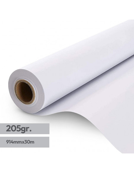 Papel 0914mmx030m 205g Evolution PhotoGlossy 1 Rolo