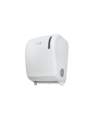 Dispensador Toalhas Rolo c/Auto-Corte Branco Mate