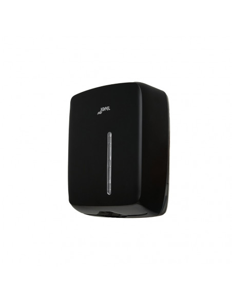 Dispensador Toalhas Mão Zig-Zag Preto Mate