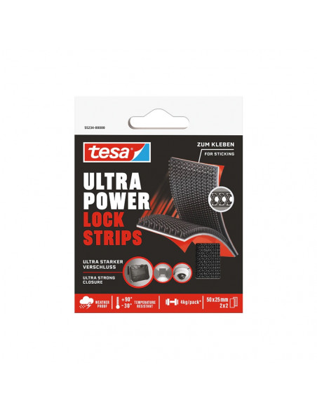 Tiras Fixação 50mmx25mm Tesa Ultra Power Lock 4un