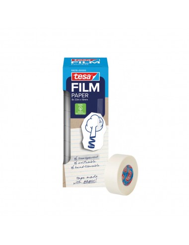 Fita Adesiva 19mmx33m Papel Tesafilm Paper Torre 8un