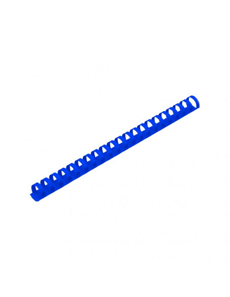 Argolas Pvc Encadernar 08mm Azul 40 Folhas 100un