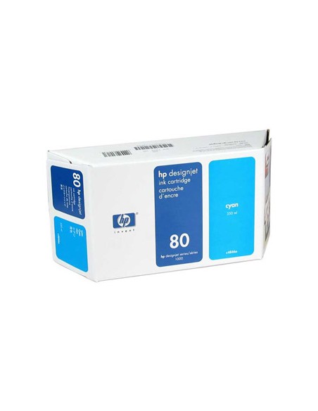 Tinteiro HP 80 Azul C4846A 350ml 4400 Pág.