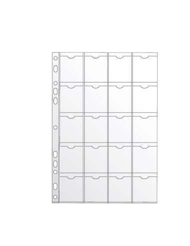 Bolsa Catálogo 20 Divisões para Slides Pack 10un