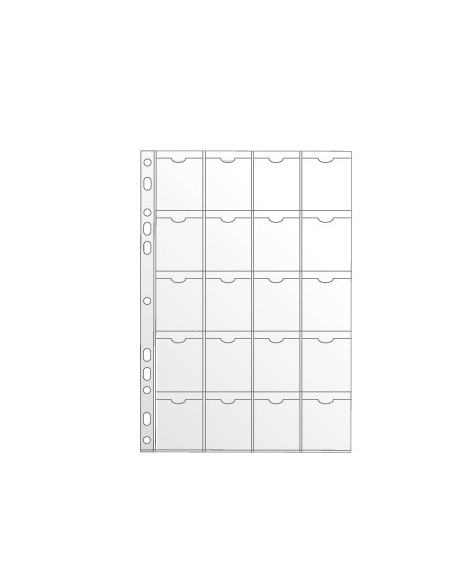 Bolsa Catálogo 20 Divisões para Slides Pack 10un