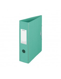 Pasta Arquivo L/L Polyfoam c/ Elástico 318x290mm Verde Água