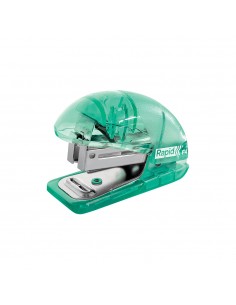 Agrafador 24/6 10 Folhas Rapid F4 Translúcido Verde