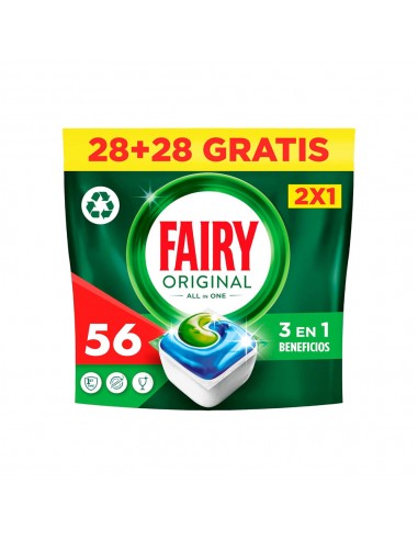 Detergente Máquina Loiça Pastilhas Fairy Original 28+28un