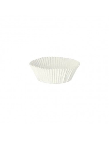 Forma Alimentar Redonda Papel 5cm Branco 1000un