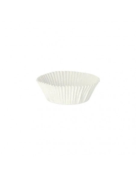 Forma Alimentar Redonda Papel 5cm Branco 1000un