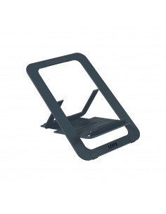 Base Notebook até 17 Pol Ajustável Ultra-Fino Cinza Escuro