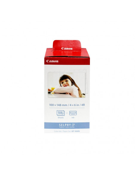 Tinteiro Canon KP-108IN + 108 folhas 100x148mm 3115B001