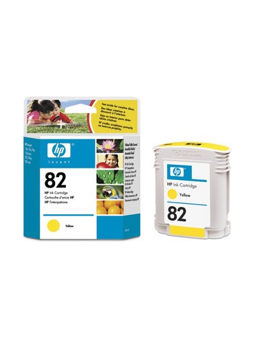 Tinteiro HP 82 Amarelo C4913A 69ml 4300 Pág.